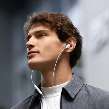 Handsfree 3.5mm Joyroom JR-EW01, Fehér