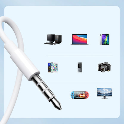 Handsfree 3.5mm Joyroom JR-EW01, Fehér