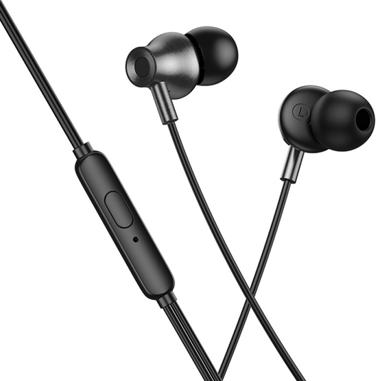 3,5 mm-es / USB-C-s HOCO M119A kihangosító, fekete