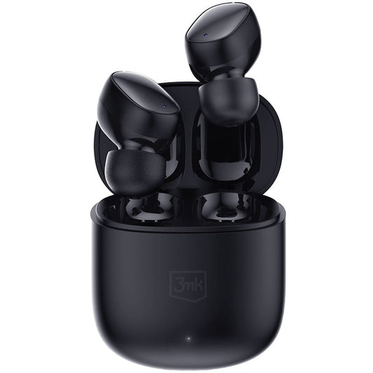 Handsfree Bluetooth 3MK FlowBuds, TWS, Fekete