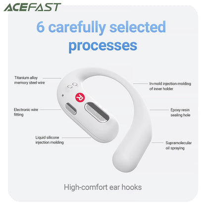 Handsfree Bluetooth Acefast FA002, TWS, Fehér