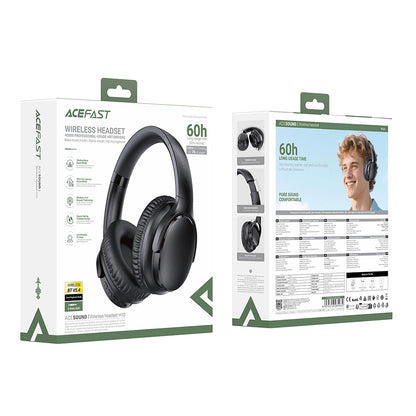 Handsfree Bluetooth Acefast H10, A2DP, Fekete