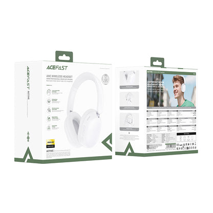 Handsfree Bluetooth Acefast H12, A2DP, ANC, Fekete