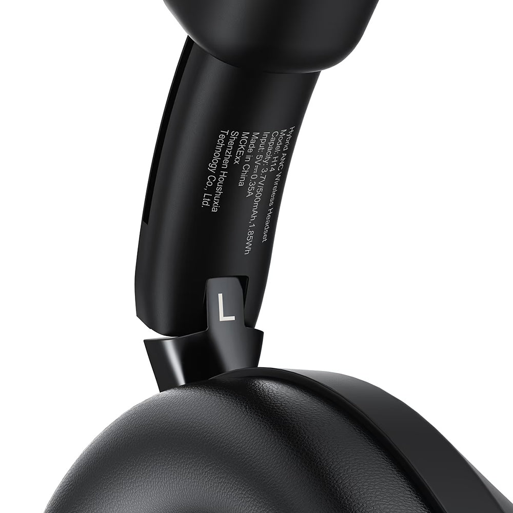 Acefast H14 Bluetooth kihangosító, A2DP, ANC, Fekete