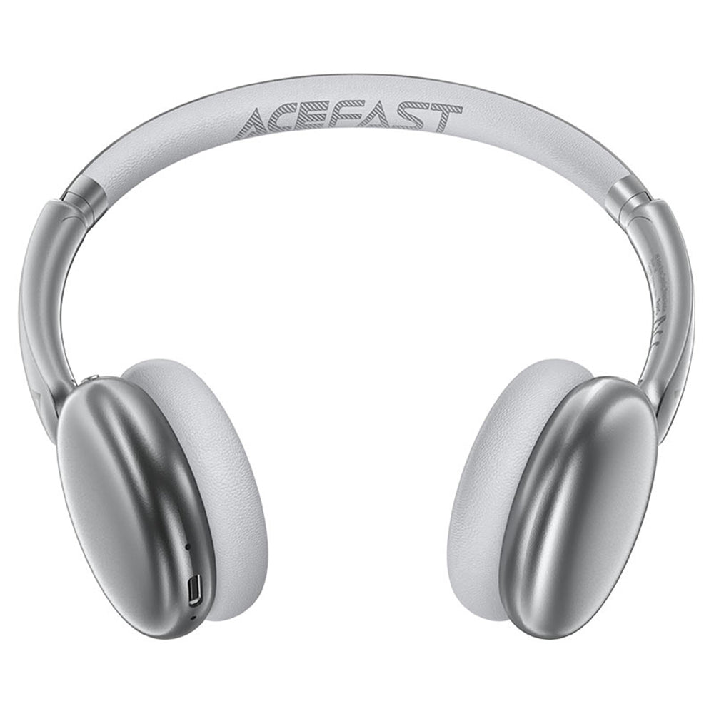 Handsfree Bluetooth Acefast H8, A2DP, ANC, Ezüst