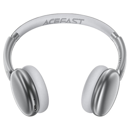 Handsfree Bluetooth Acefast H8, A2DP, ANC, Ezüst
