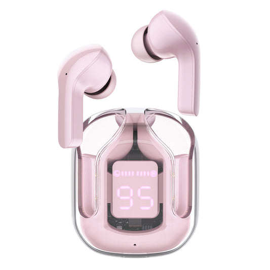 Handsfree Bluetooth Acefast T6, TWS, Rózsaszín