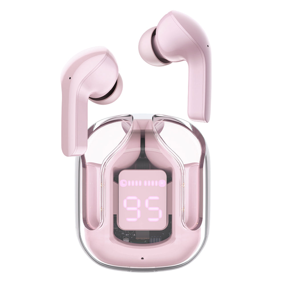 Handsfree Bluetooth Acefast T6, TWS, Rózsaszín