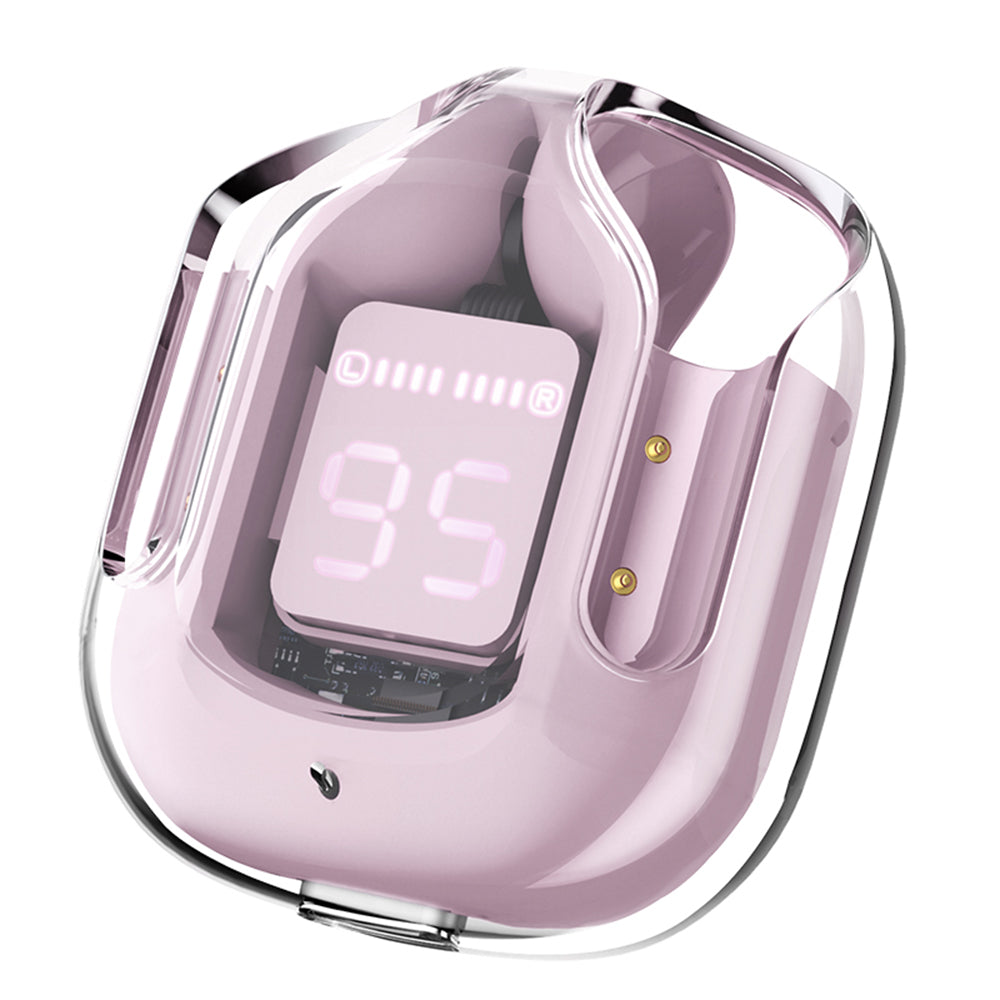 Handsfree Bluetooth Acefast T6, TWS, Rózsaszín