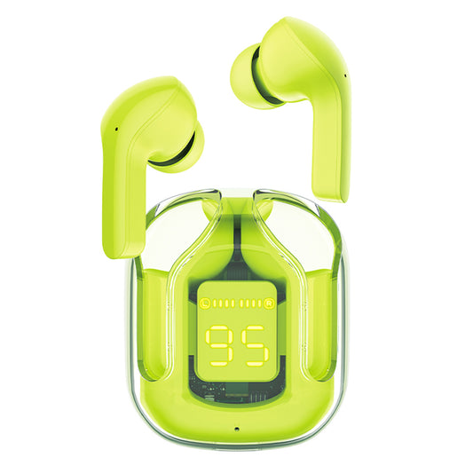 Handsfree Bluetooth Acefast T6, TWS, Zöld