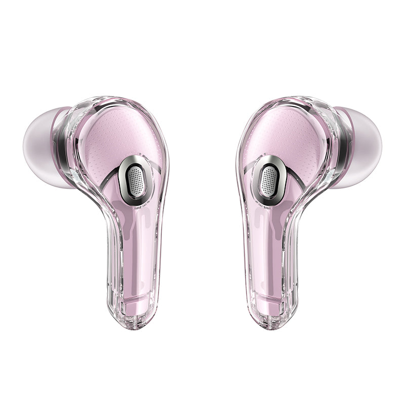 Handsfree Bluetooth Acefast T8, TWS, Rózsaszín