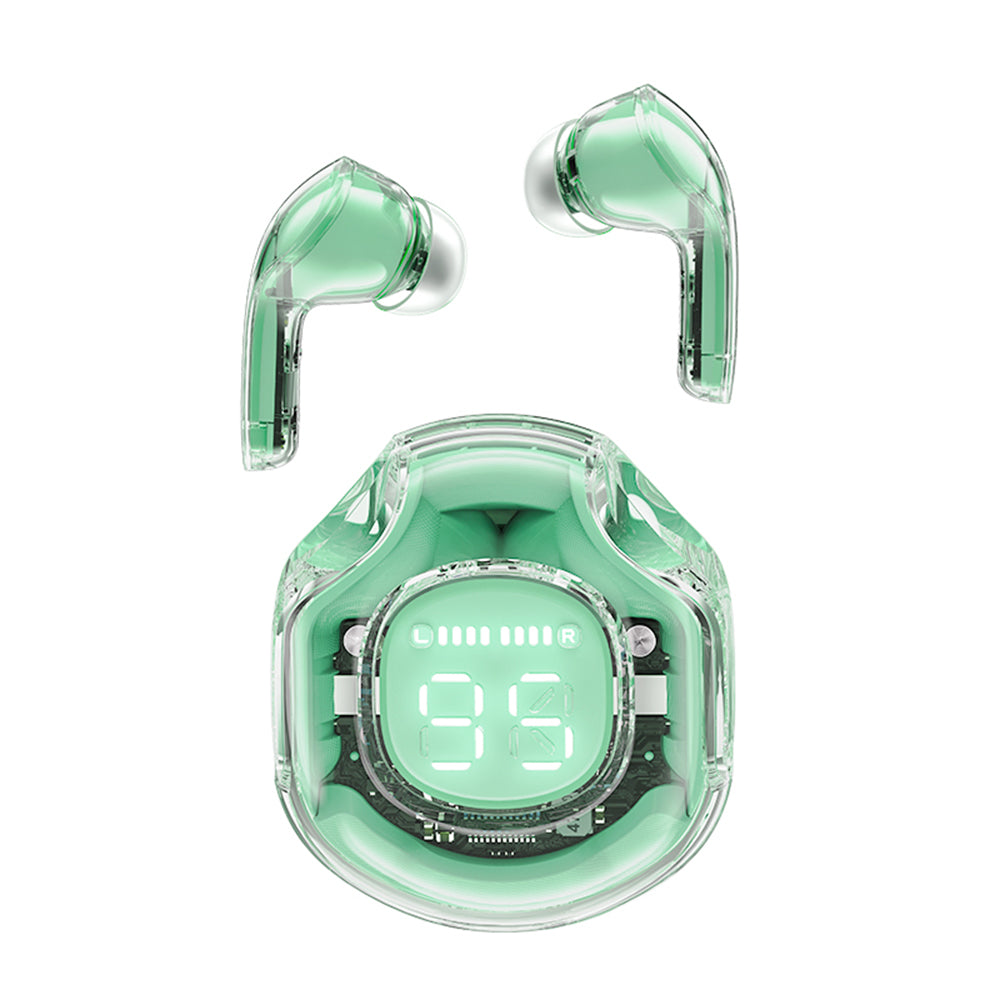 Handsfree Bluetooth Acefast T8, TWS, Zöld