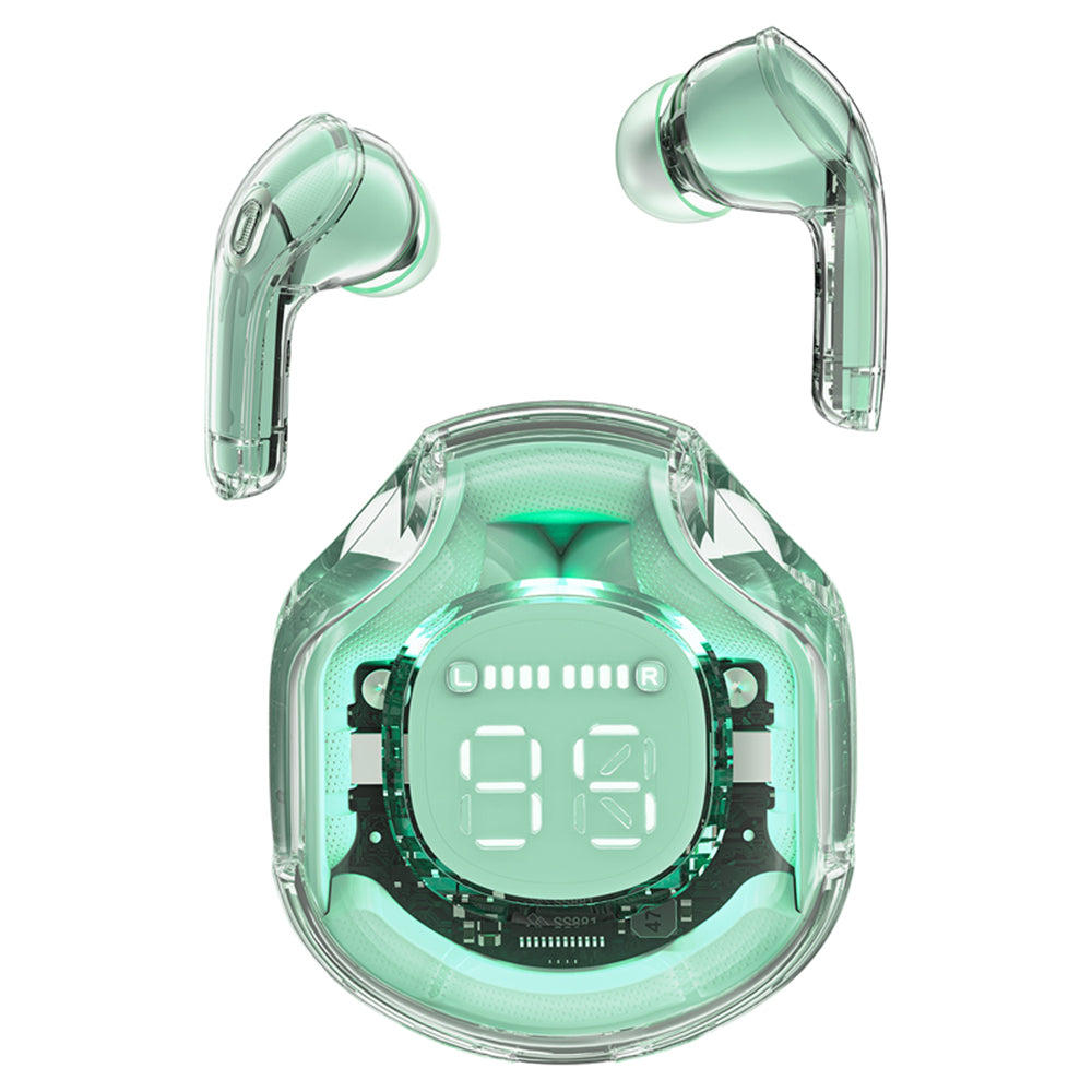 Handsfree Bluetooth Acefast T8, TWS, Zöld
