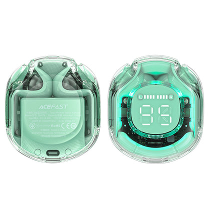 Handsfree Bluetooth Acefast T8, TWS, Zöld