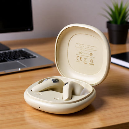 Handsfree Bluetooth Acefast W3, TWS, ANC, Kaki