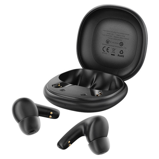 Bluetooth Handsfree Acefast W3, TWS, ANC, Fekete