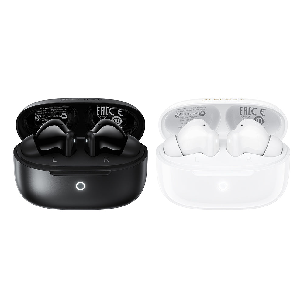 Handsfree Bluetooth Acefast W7, TWS, Fehér