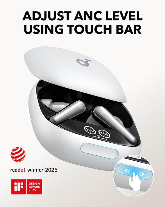 Handsfree Bluetooth Anker Soundcore Liberty 4 Pro, TWS, ANC, Fehér A3954G21