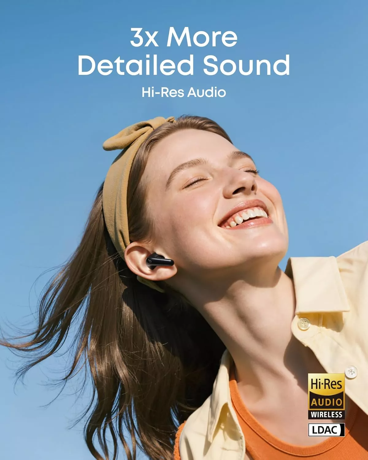 Handsfree Bluetooth Anker Soundcore R60i, TWS, ANC, Fekete D1202G11