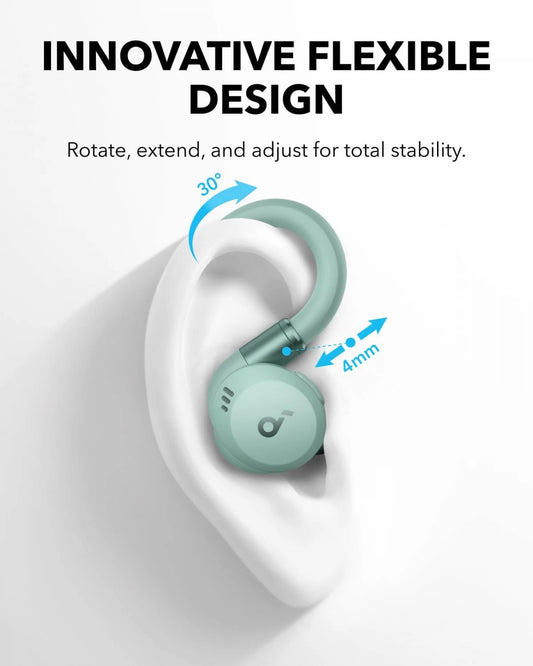 Anker Soundcore Sport X20 Bluetooth-os kihangosító, TWS, ANC, zöld A3968G61