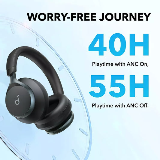 Handsfree Bluetooth Anker SoundCore Space On, MultiPoint, A2DP, ANC, Fekete A3035G11