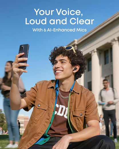 Anker SoundCore R60i Bluetooth kihangosító, TWS, ANC, Fekete D1202G11