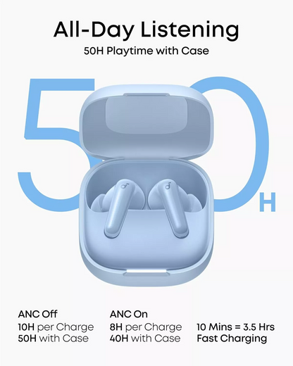 Bluetooth kihangosító Anker SoundCore R60i, TWS, ANC, Kék D1202G31