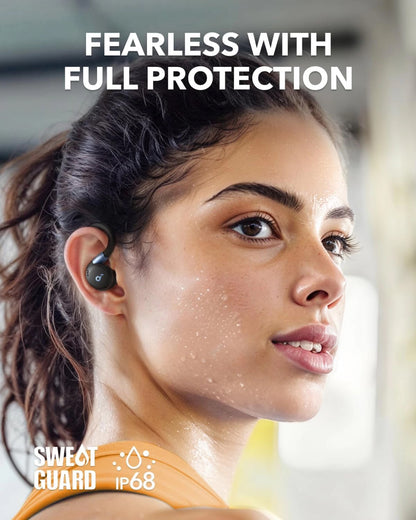 Anker Soundcore Sport X20 Bluetooth-os kihangosító, TWS, ANC, fekete A3968G11