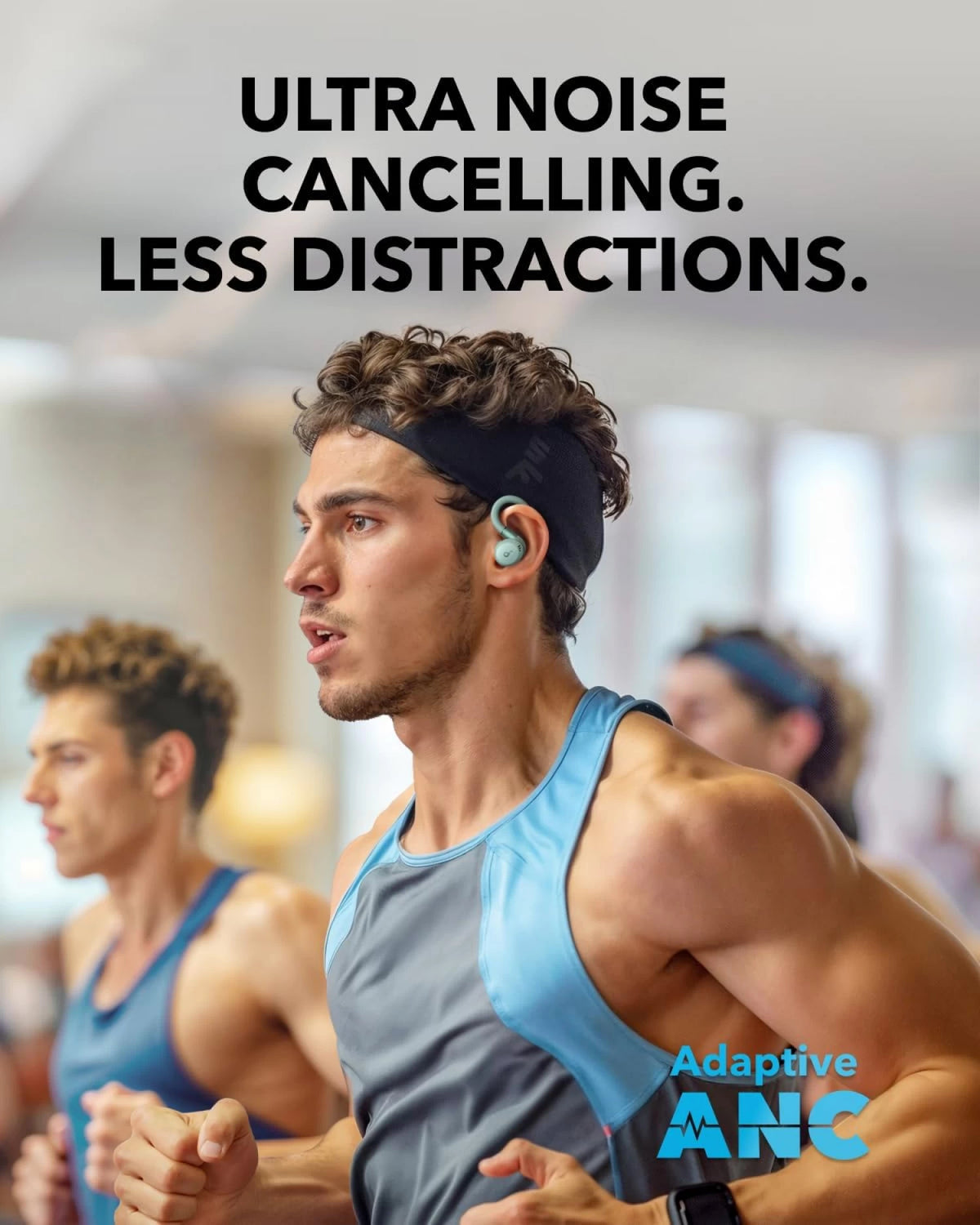 Anker Soundcore Sport X20 Bluetooth-os kihangosító, TWS, ANC, zöld A3968G61