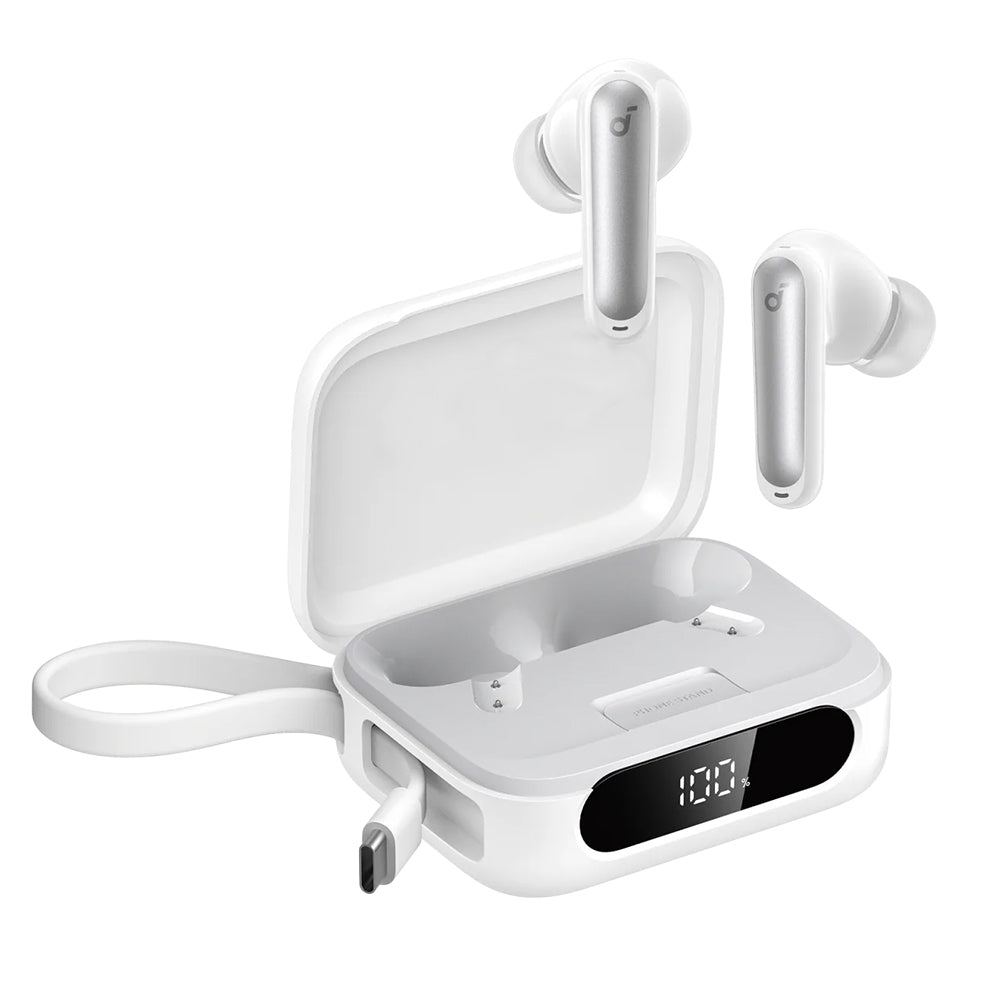 Bluetooth kihangosító Anker SoundCore P41i, TWS, ANC, Fehér A3937G21