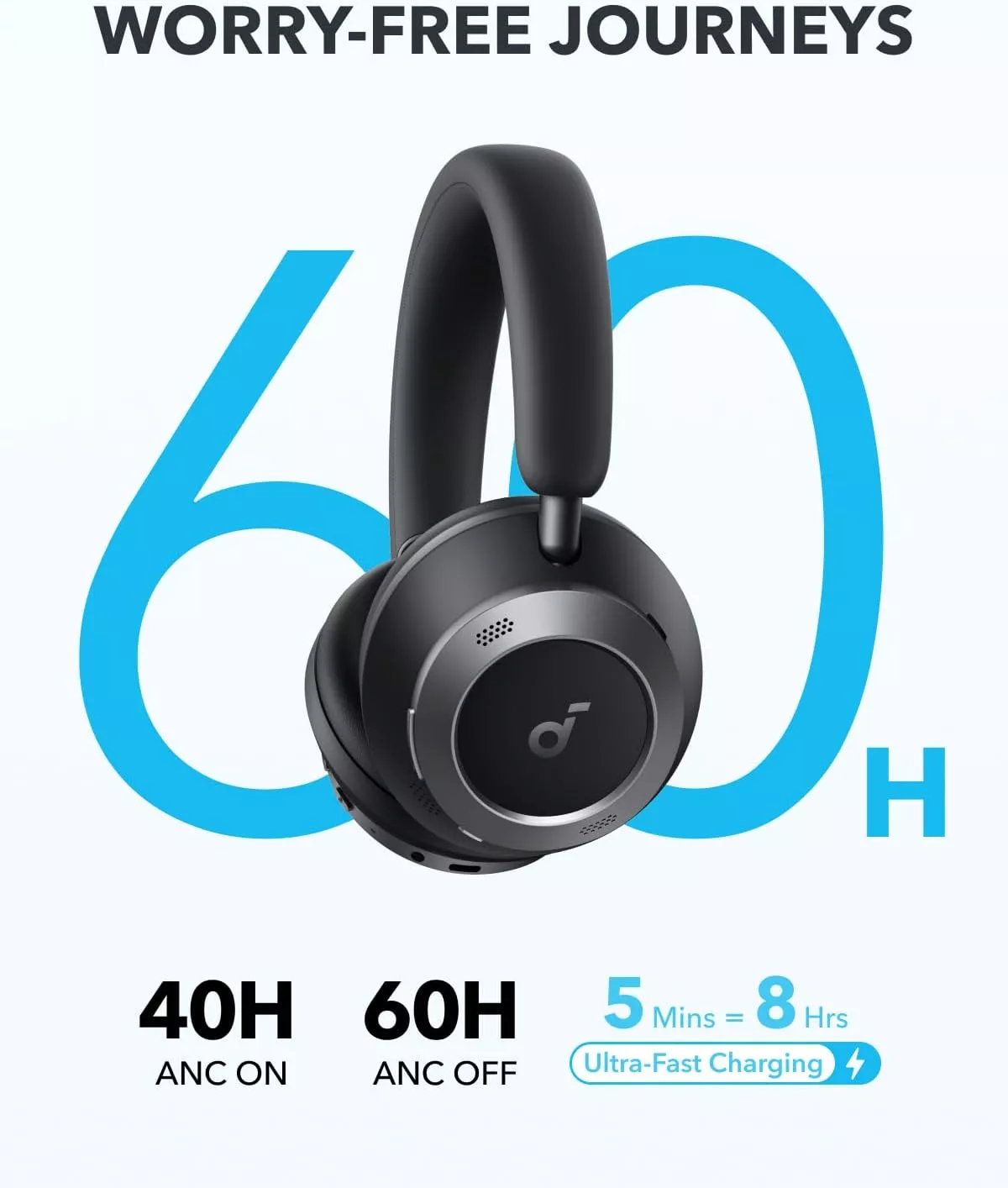 Bluetooth kihangosító Anker SoundCore Space One Pro, A2DP, ANC, Fekete A3062G11
