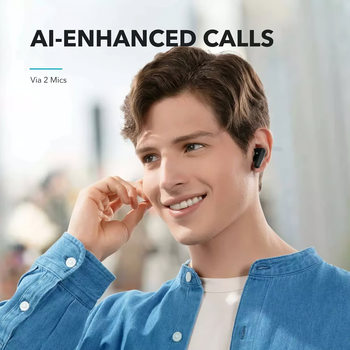 Bluetooth kihangosító Anker SoundCore R50i, TWS, fekete A3949G11 