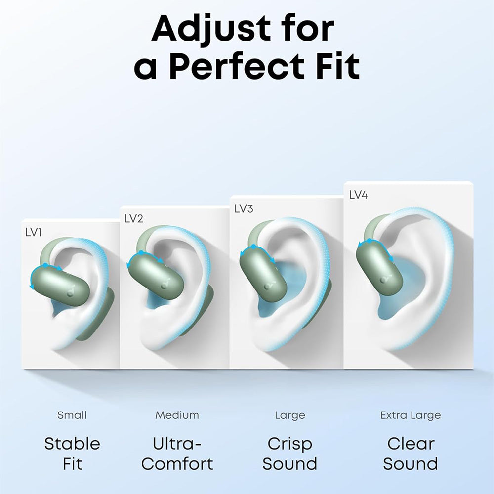 Handsfree Bluetooth Anker SoundCore AeroFit 2, TWS, Zöld A3874G61