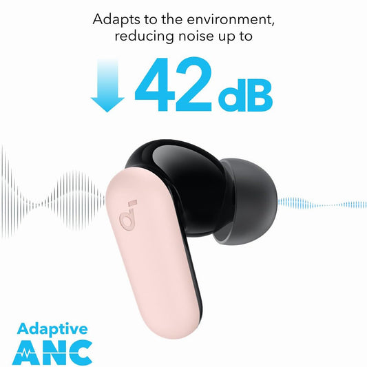Handsfree Bluetooth Anker SoundCore P30i, TWS, Rózsaszín A3959351