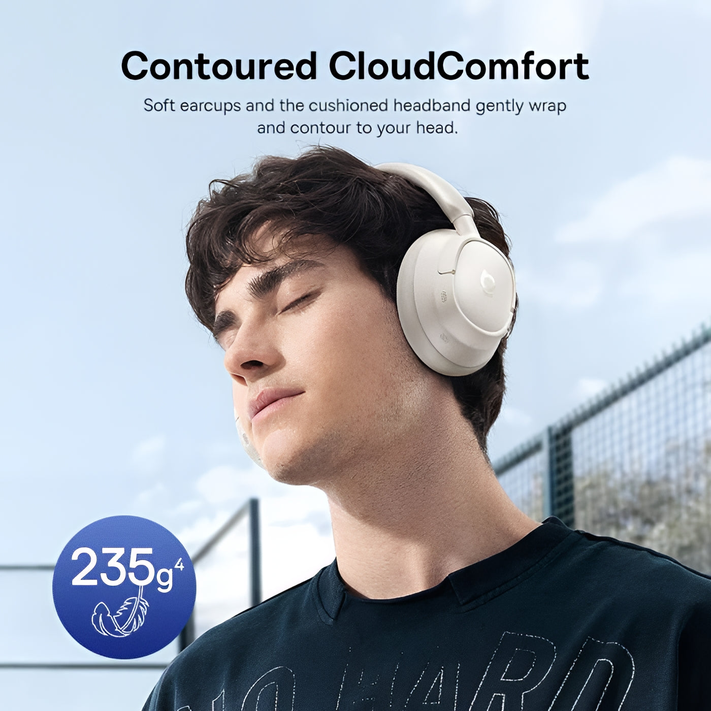 Handsfree Bluetooth Baseus Bass BH1 NC, MultiPoint, A2DP, ANC, Fehér A0203702