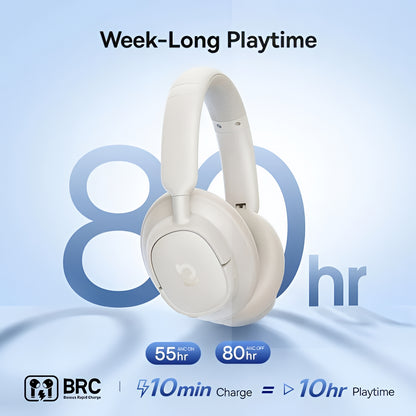 Handsfree Bluetooth Baseus Bass BH1 NC, MultiPoint, A2DP, ANC, Fehér A0203702