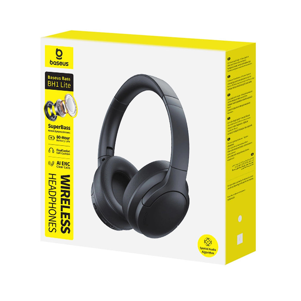 Handsfree Bluetooth Baseus BH1 Lite, A2DP, Fekete A0203C00