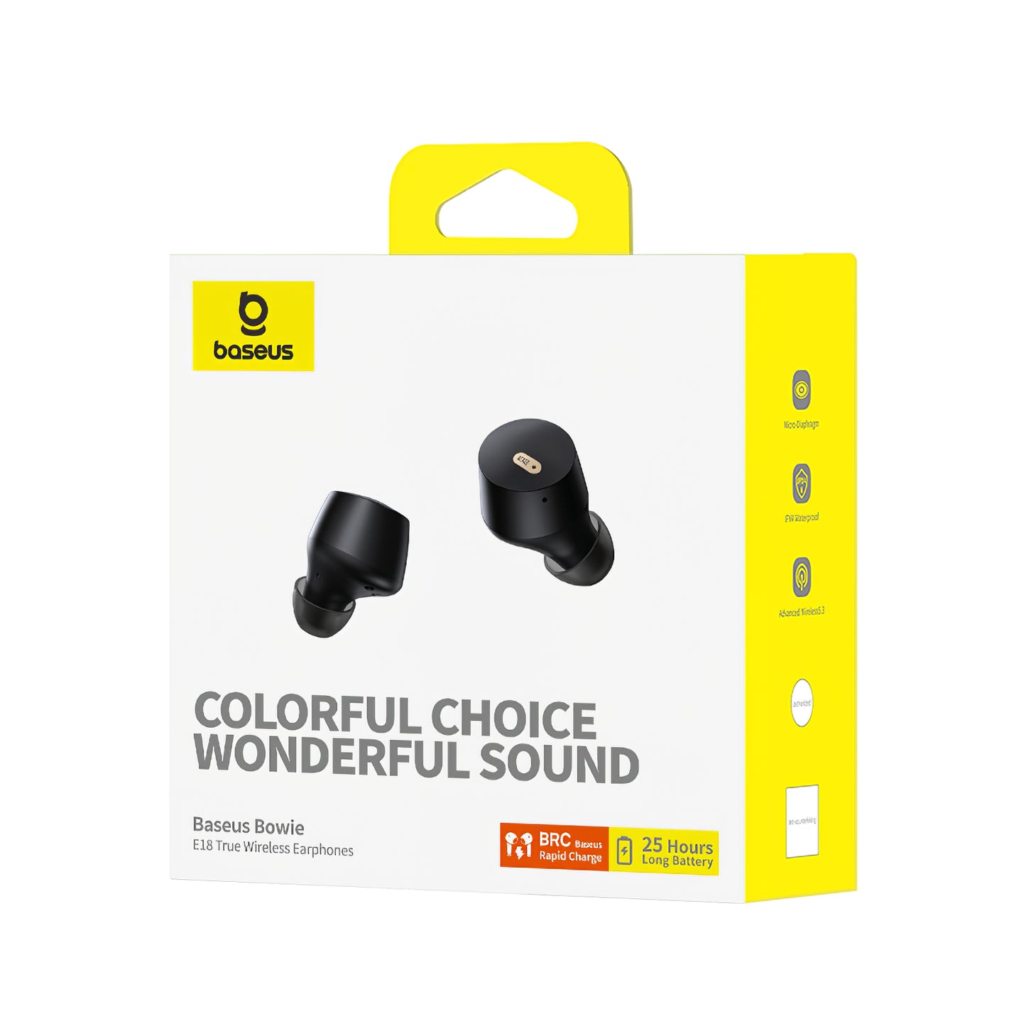 Kihangosító Bluetooth Baseus Bowie E18, TWS, fekete A00023800123-00 