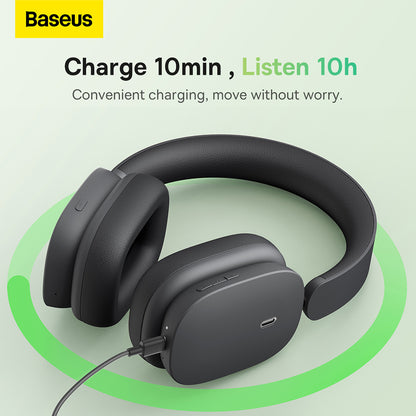 Baseus Bowie H1 Bluetooth kihangosító, A2DP, ANC, Szürke NGTW230213