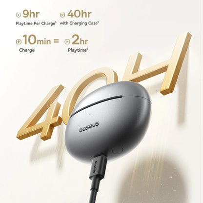 Handsfree Bluetooth Baseus Bowie MC1 Pro, TWS, MultiPoint, Fekete A0102503