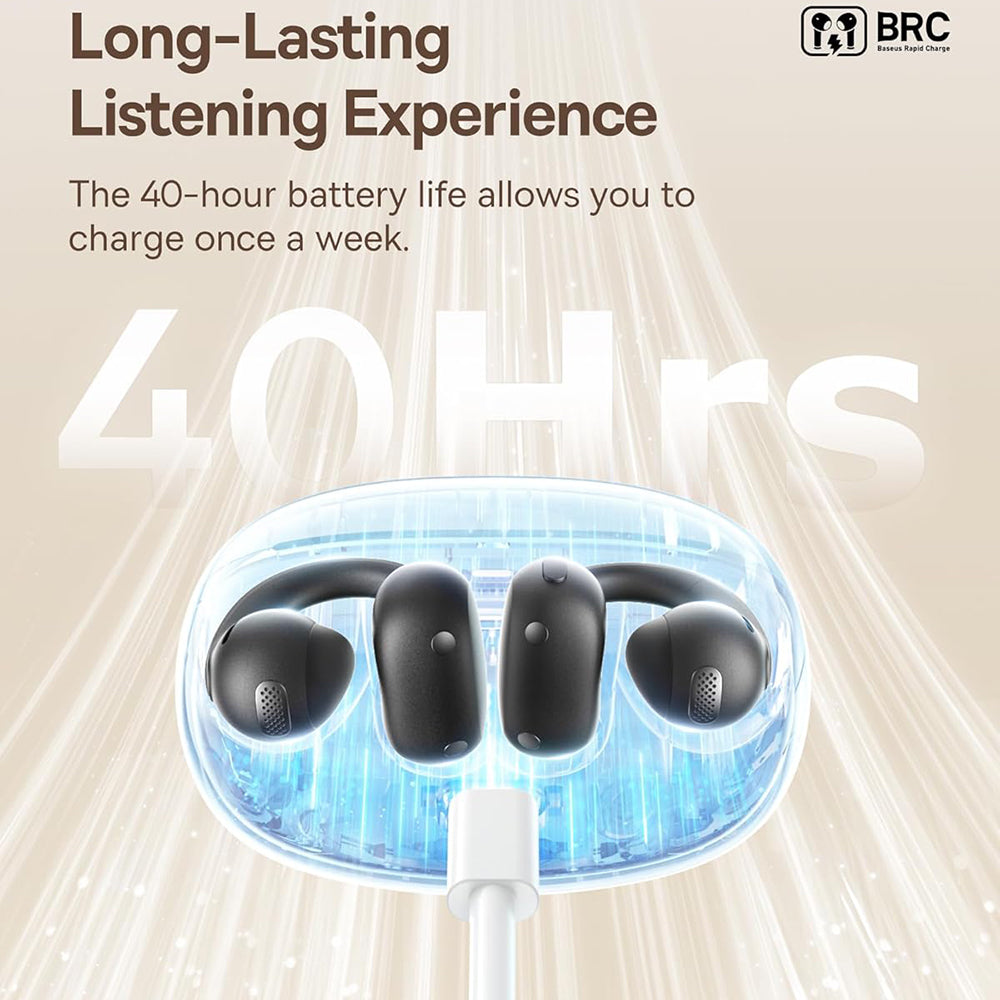Handsfree Bluetooth Baseus Bowie MC1, TWS, Fekete A00083501126-00
