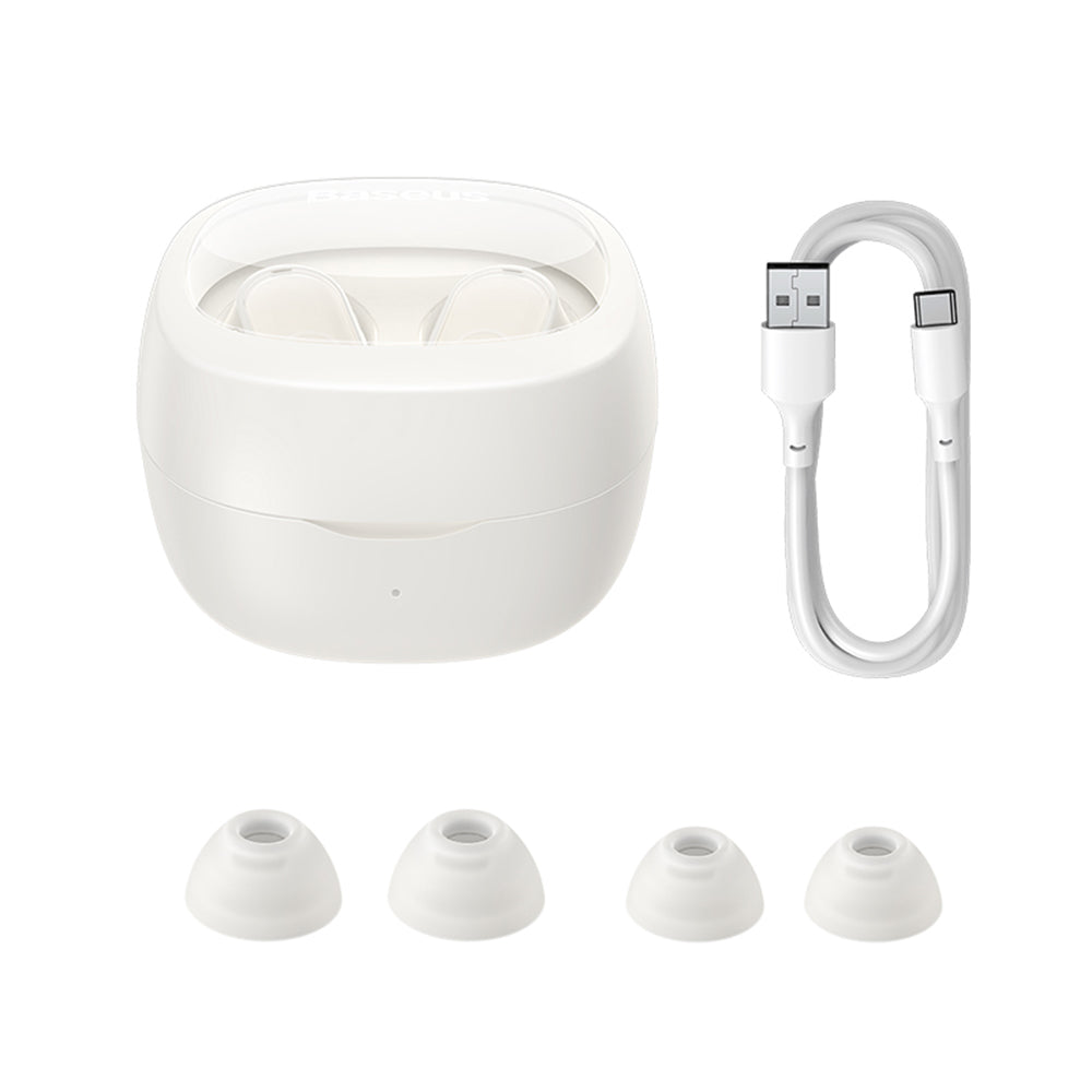 Handsfree Bluetooth Baseus Bowie WM02, TWS, Fehér NGTW370202