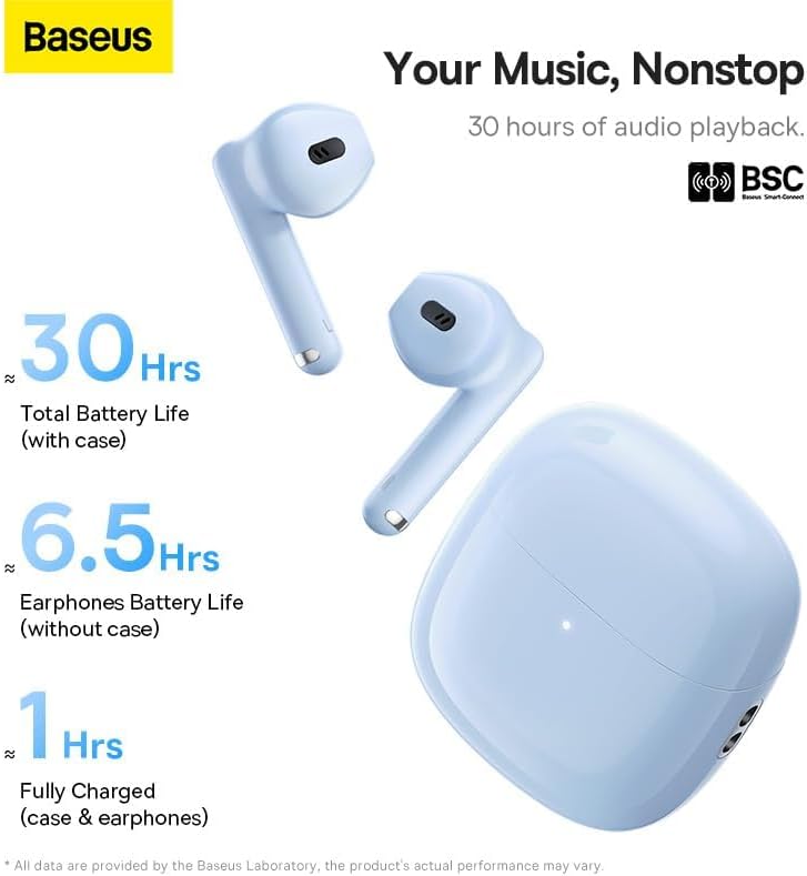 Handsfree Bluetooth Baseus Bowie WX5, TWS, Kék A00051000313-00