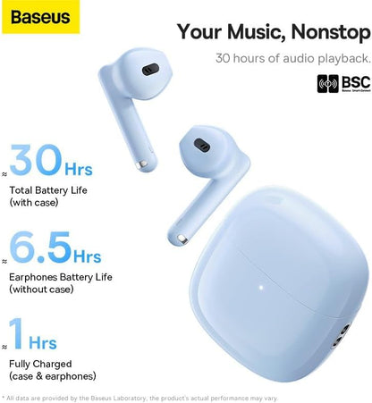 Handsfree Bluetooth Baseus Bowie WX5, TWS, Kék A00051000313-00