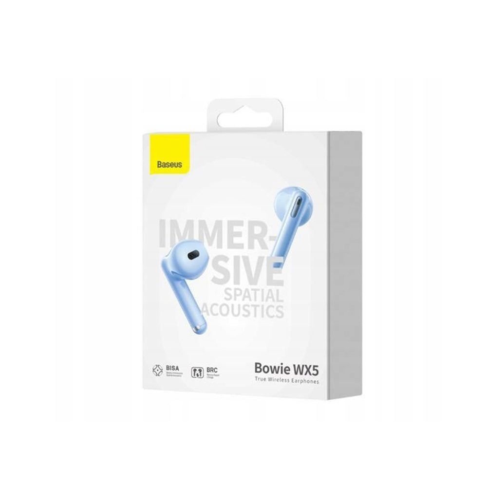 Handsfree Bluetooth Baseus Bowie WX5, TWS, Kék A00051000313-00