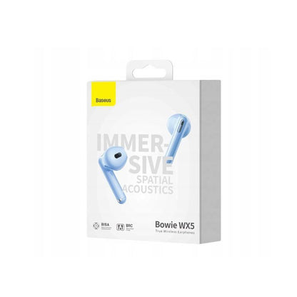 Handsfree Bluetooth Baseus Bowie WX5, TWS, Kék A00051000313-00
