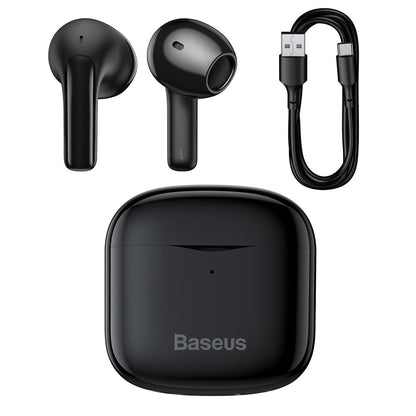 Kihangosító Bluetooth Baseus E3, TWS, fekete NGTWW080001 