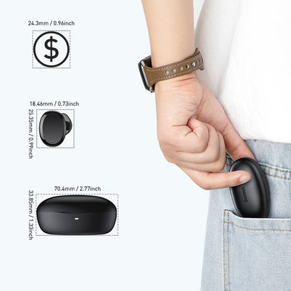 Handsfree Bluetooth Baseus Encok W11, TWS, Fekete NGTW060001