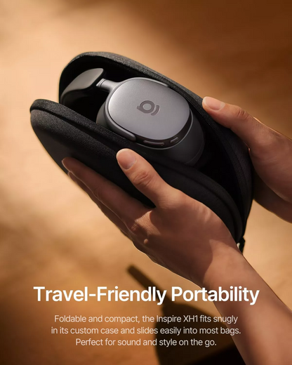 Handsfree Bluetooth Baseus Inspire XH1 Sound by Bose, A2DP, ANC, Fekete A00085701123-00