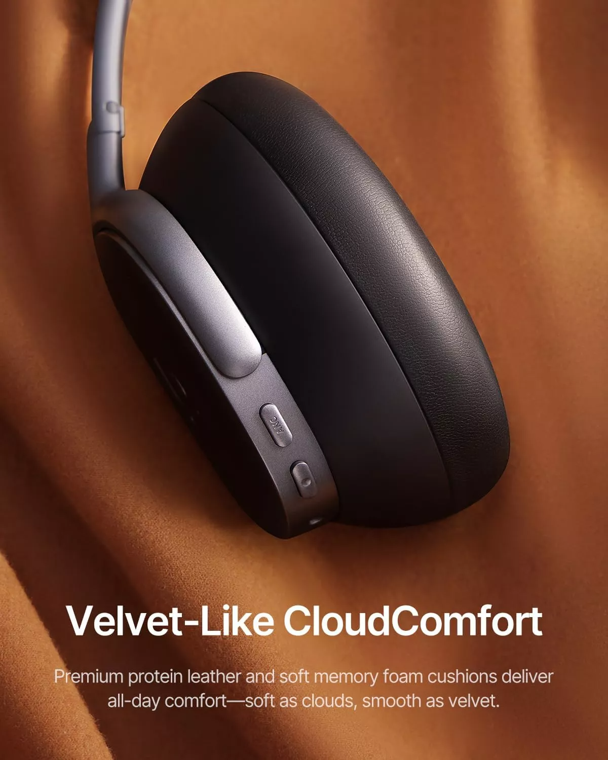 Handsfree Bluetooth Baseus Inspire XH1 Sound by Bose, A2DP, ANC, Fekete A00085701123-00